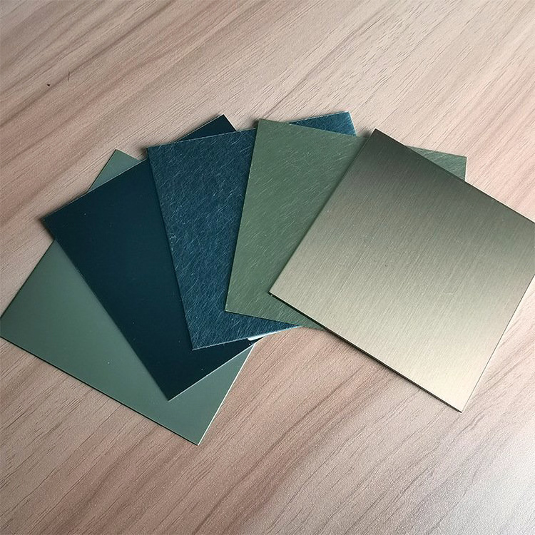 Hot selling stainless steel No.4 finish rose gold/champagne gold hairline stainless steel sheet