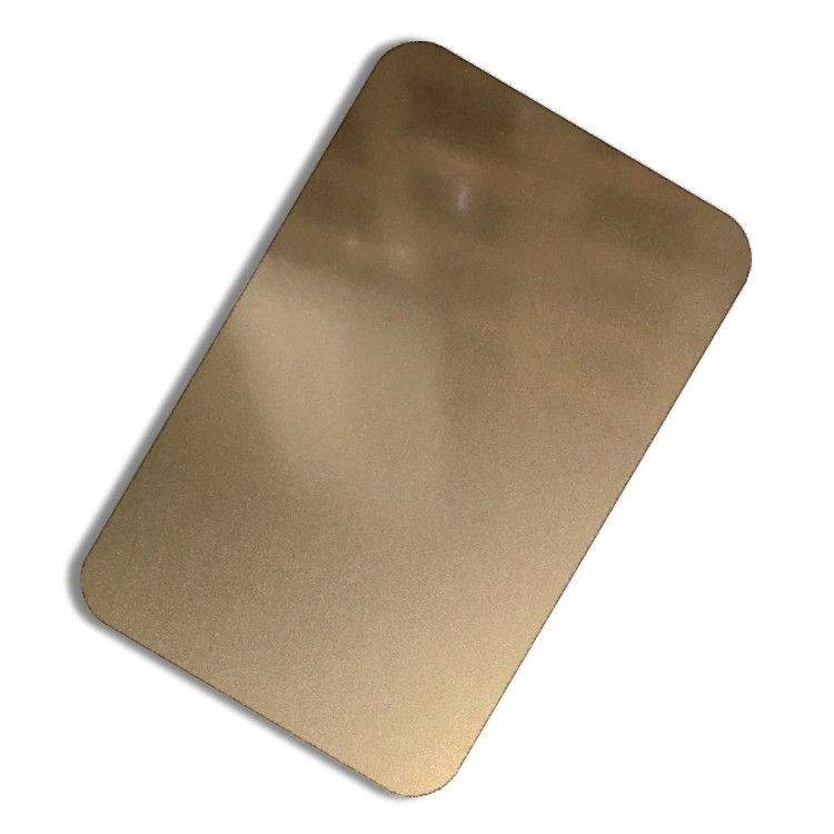 Hot selling stainless steel No.4 finish rose gold/champagne gold hairline stainless steel sheet