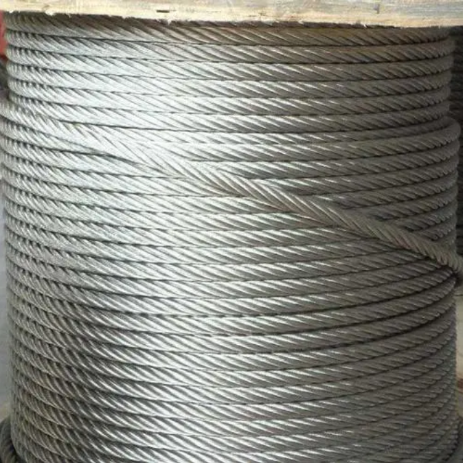 Non-Rotating Stainless Steel Wire Rope WSC/IWRC 201 304 316 SS Wire Cable For Construction