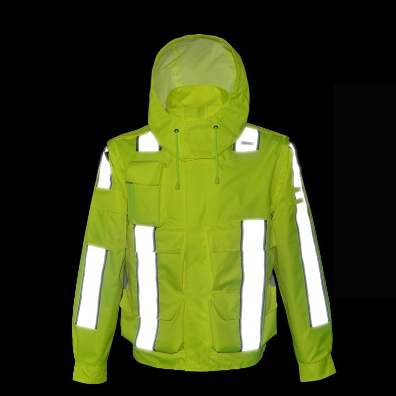 High Quality Reflective Clothing Raincoat Safety Work wear Jackets Custom Made High Visibility Safety Jacket