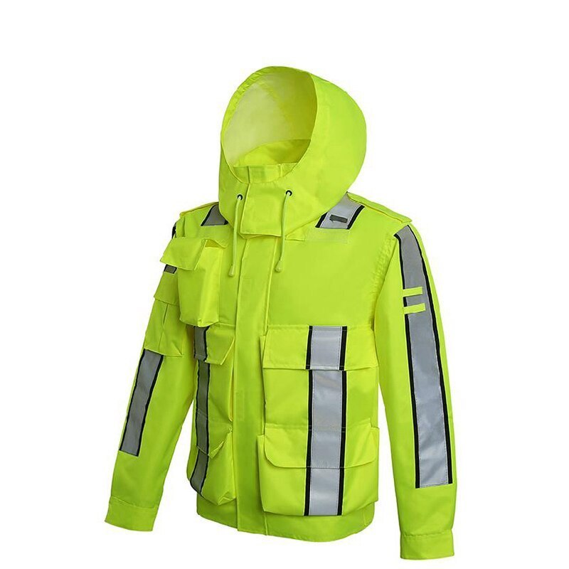 High Quality Reflective Clothing Raincoat Safety Work wear Jackets Custom Made High Visibility Safety Jacket