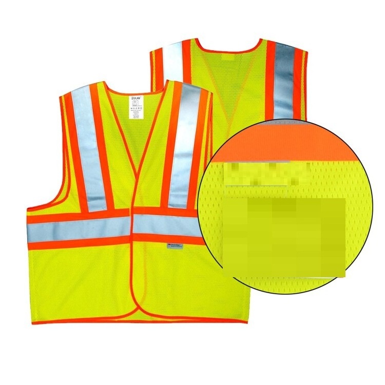 Cheap Price Custom Logo Size Outdoor Warning Safety Reflective Vest Hi vis fluorescent vest