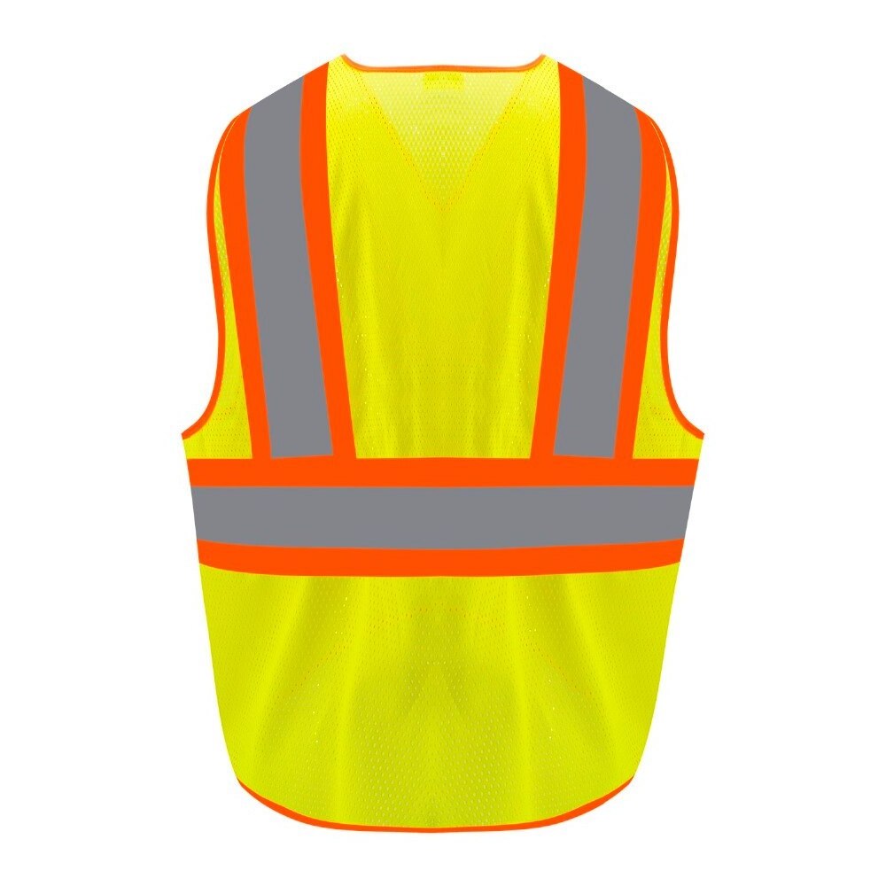 Cheap Price Custom Logo Size Outdoor Warning Safety Reflective Vest Hi vis fluorescent vest