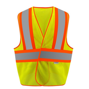 Cheap Price Custom Logo Size Outdoor Warning Safety Reflective Vest Hi vis fluorescent vest