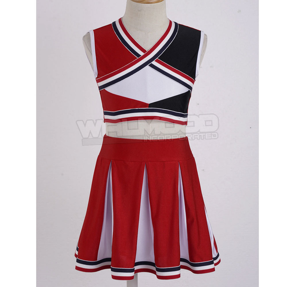 New Design High Quality Cheerleading Uniform Dress Top Quality New Women Black And Red Color Cheer Leading Uniform