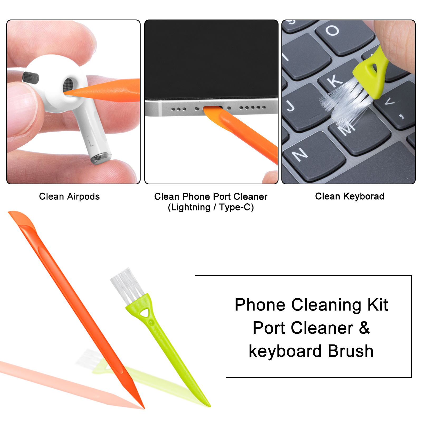 Microfiber Screen Cleaner Spray Bottle Set Mobile Phone pad Computer Microfiber Cloth Wipe Screen Cleaning Spray