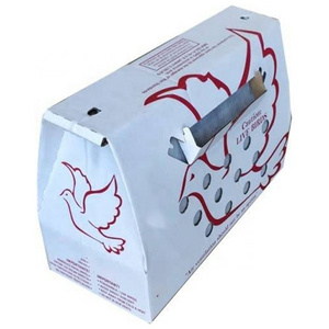 Vented shipping box pigeon chicken live bird shipping boxes