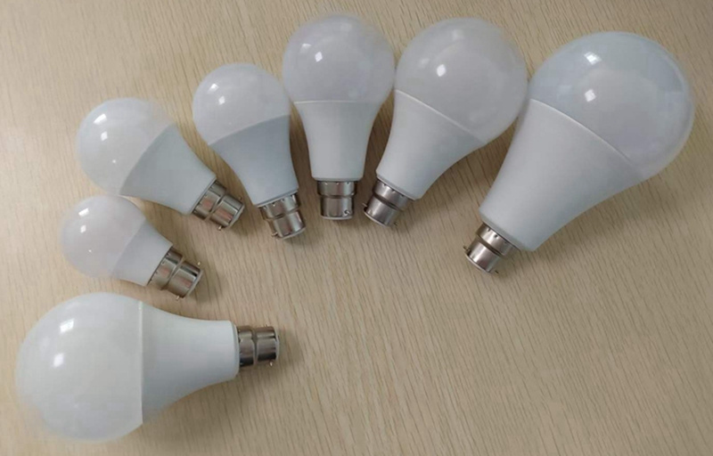 110v 220v 3wA50 5w A60 7w 9w 12w A70 15w A80 18w 24w E27 B22 energy saving led Bulb light SKD finished pin screw base light bulb