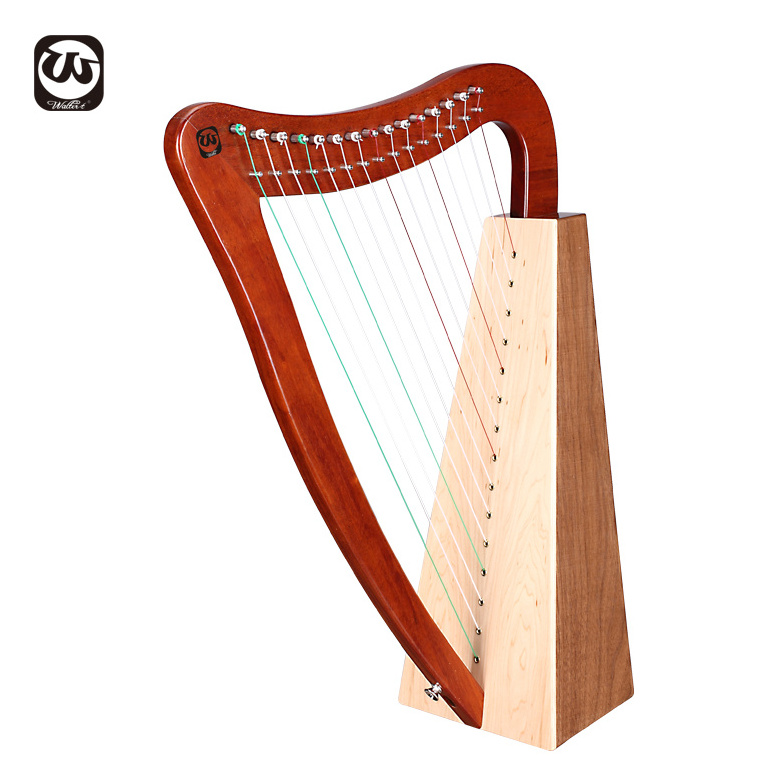 2023 newest Walter Classical 15 string harp with free bag,Mini harp, solid wood lyre harp string harp