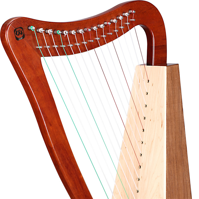 2023 newest Walter Classical 15 string harp with free bag,Mini harp, solid wood lyre harp string harp