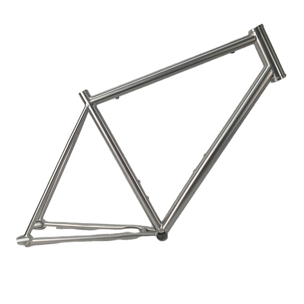 Waltly 700C Road titanium frame with rim brake single speed bike frame