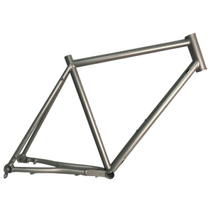 2019 Titanium belt drive Gravel Disc Bike Frame 3AL/2.5V  Flat Mount  Cyclocross 142x12mm