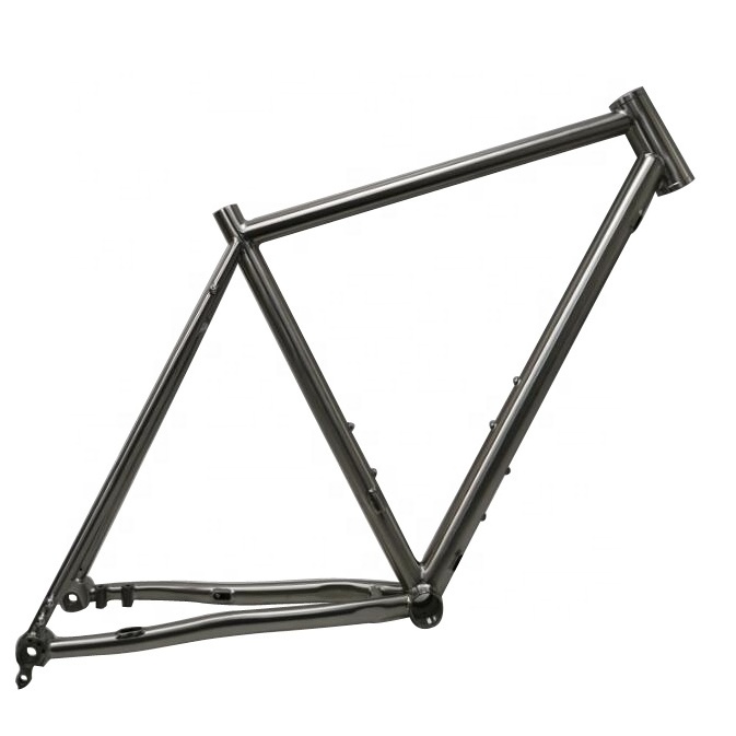 Waltly brushed  700C gravel  titanium frame 54cm