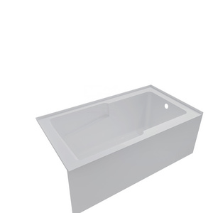 ON SALE: Acrylic Fiberglass Reinforced CE/cUPC Approved 60" Alcove Apron Skirted Soaking Bathtub