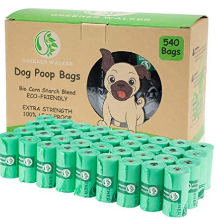 Hot Sell EN13432 Biodegradable Dog Poop Bags Disposable Pet Waste Bags