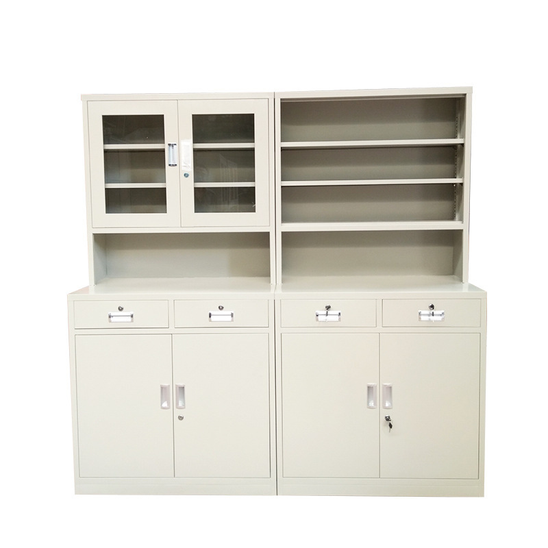 Hospital Furniture Medical Metal Medicine Cabinet Safety Lock With Dental Surgical Cabinet