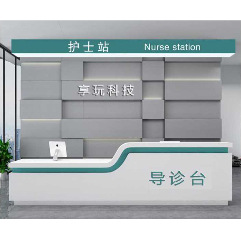 Modern hospital reception counter desk dental reception desks clinic reception desk