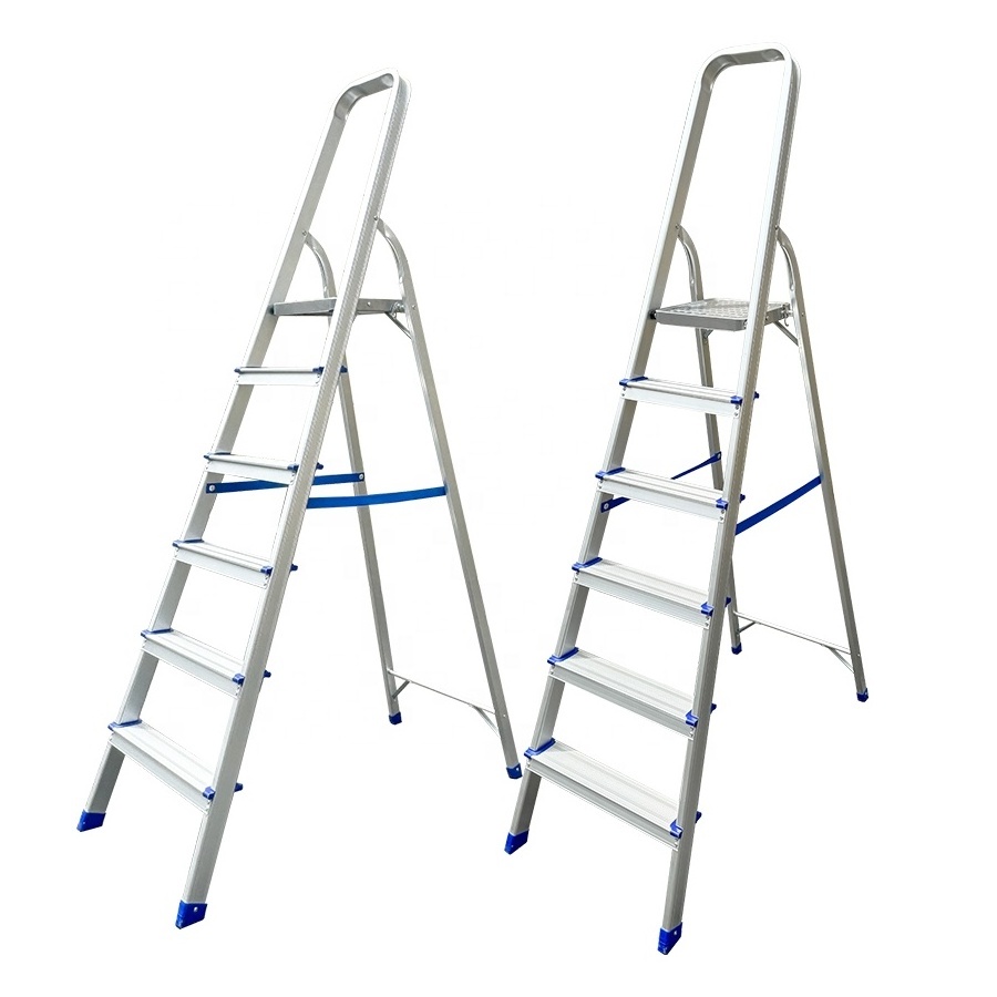 OEM Factory Anti-slip Ladder 6 Steps Folding Portable Household Step Ladders For Home Use