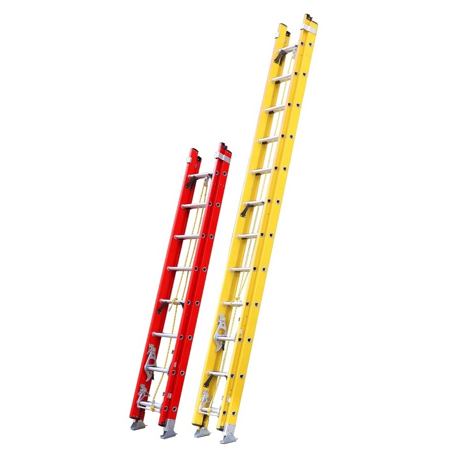 Top Quality Fashion Simple Style  red color full insulation electric attic step extension ladder