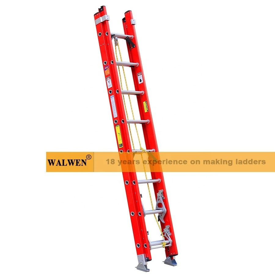 EN131 16 20 24 28 32 36 40 Steps FRP Extension Folding Insulated Fiberglass Ladder