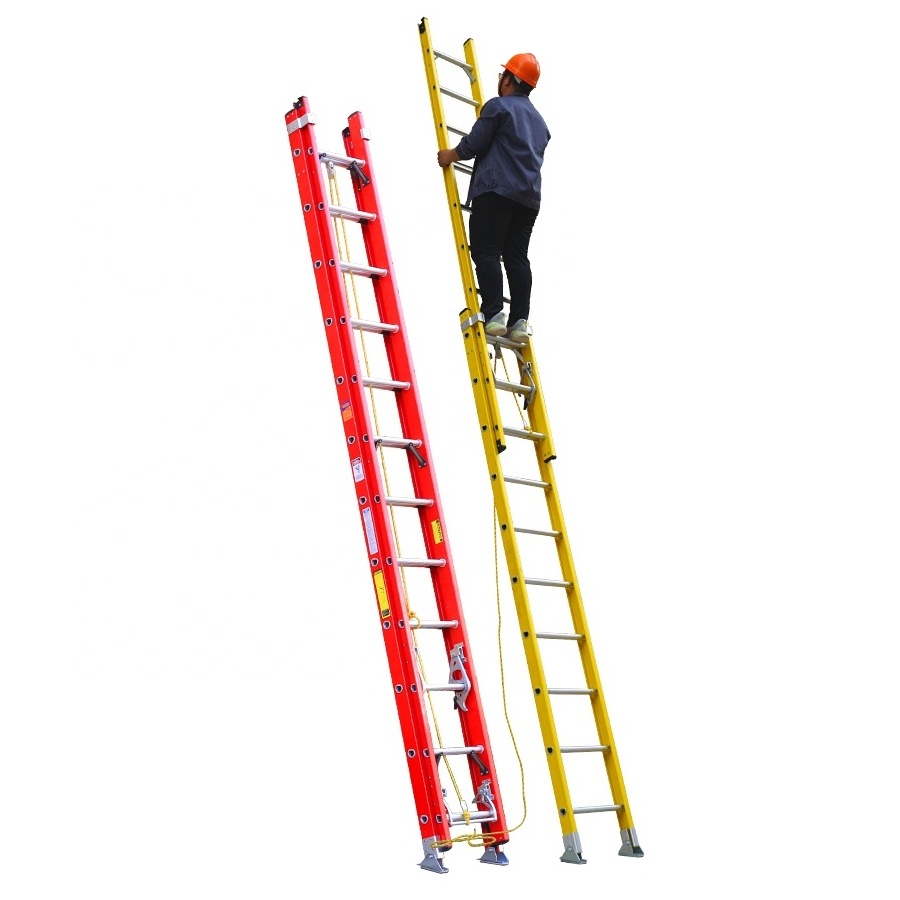 Top Quality Fashion Simple Style  red color full insulation electric attic step extension ladder