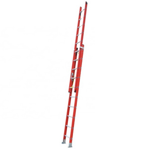 2*20 steps 12m Safety Industrial FRP Extension Ladder