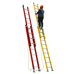 4.8m 6m 7.2m 8.4m 9.6m 10.8m 12m Fiberglass Extension step Ladder