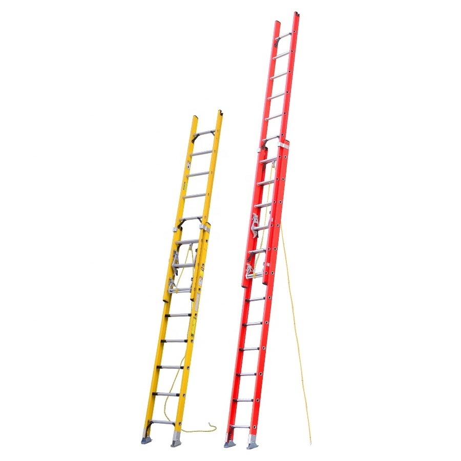 4.8m 6m 7.2m 8.4m 9.6m 10.8m 12m Fiberglass Extension step Ladder