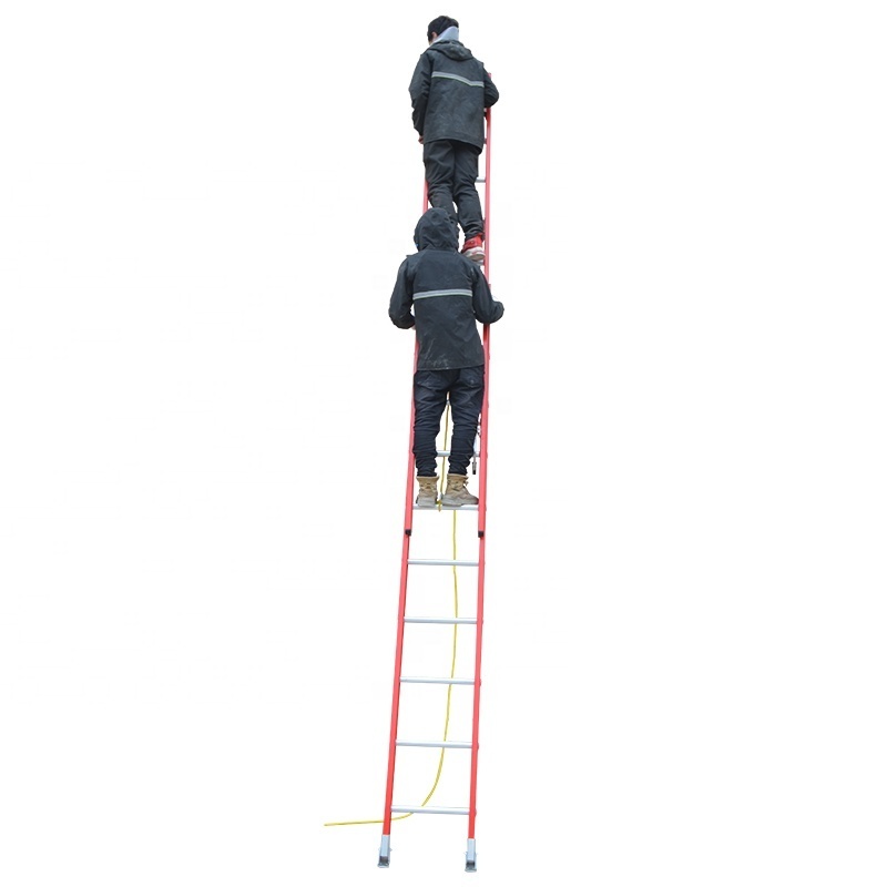 2*20 steps 12m Safety Industrial FRP Extension Ladder