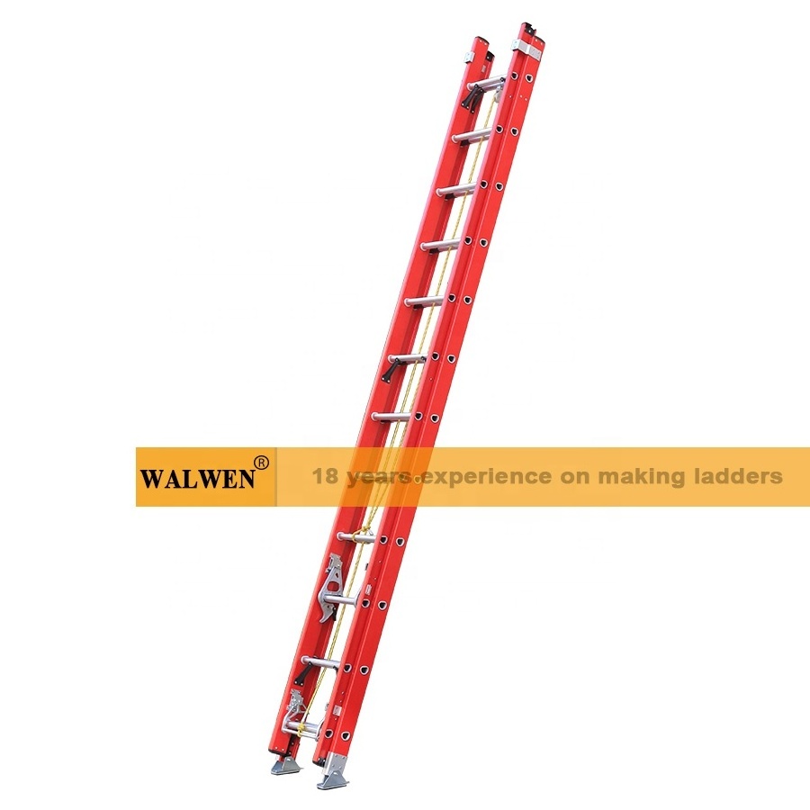 EN131 16 20 24 28 32 36 40 Steps FRP Extension Folding Insulated Fiberglass Ladder