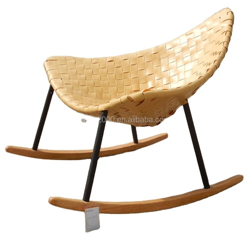 Cheap Chinese Indoor Outdoor Wicker Ball Resting Swinging Wicker Chair Rocking Chair