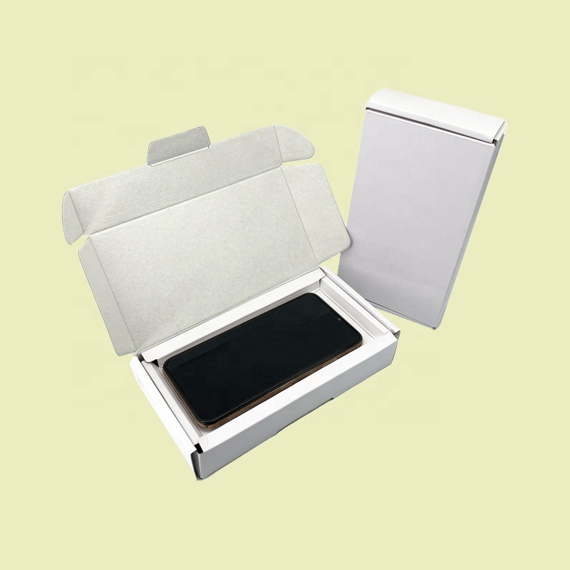 Low MOQ Customized Print Folding Packaging Retail Corrugated Paper Box For iPhone Phone Case Shipping Box