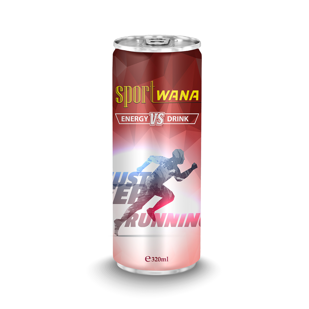 Bulk Sport WANA Energy Drink in 320ml Can - OEM/Private Label