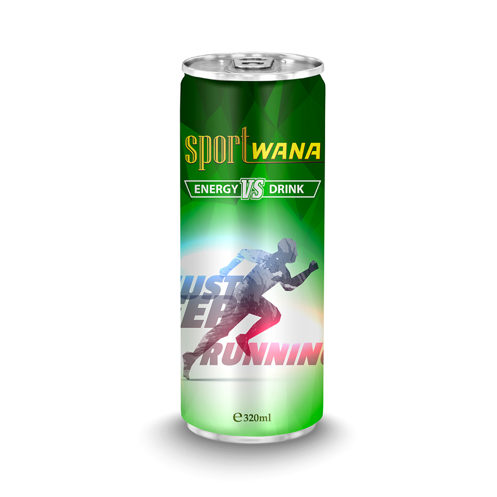 Bulk Sport WANA Energy Drink in 320ml Can - OEM/Private Label