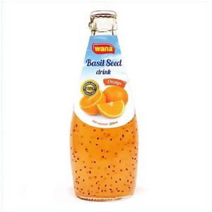 Basil Seed Drink With Orange Juice in Bottle 290ml