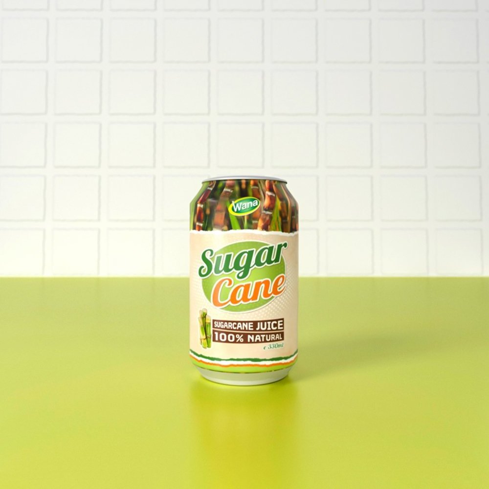 Wholesaler Sugar Cane Juice in 330ml short tinned can || Variety Package & Free Sample