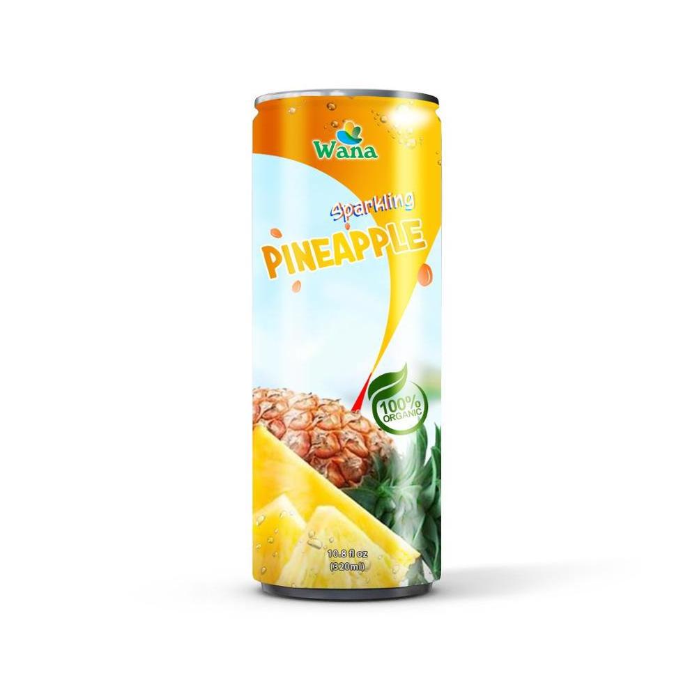 New Sample of Sparkling Strawberry Juice Drink in 320ml Can