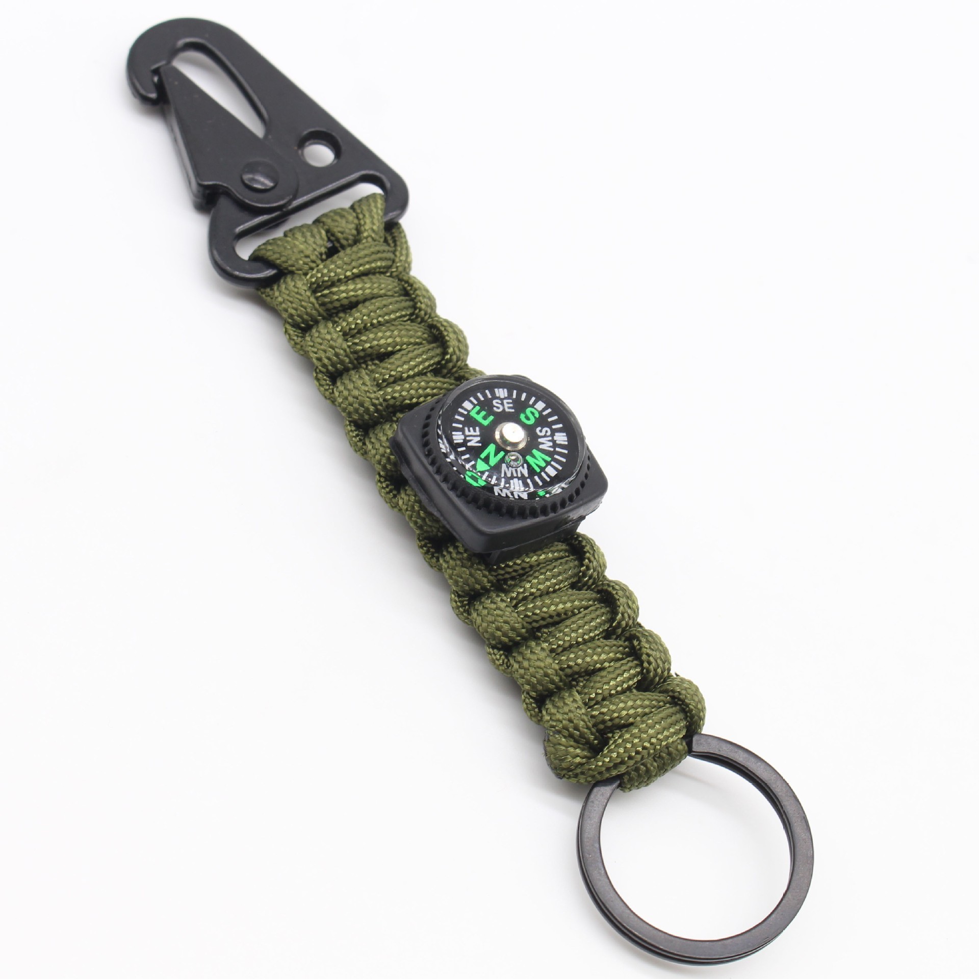 Custom Logo Outdoor custom keychain paracord survival keyring monkey fist ball knot key paracord keychains