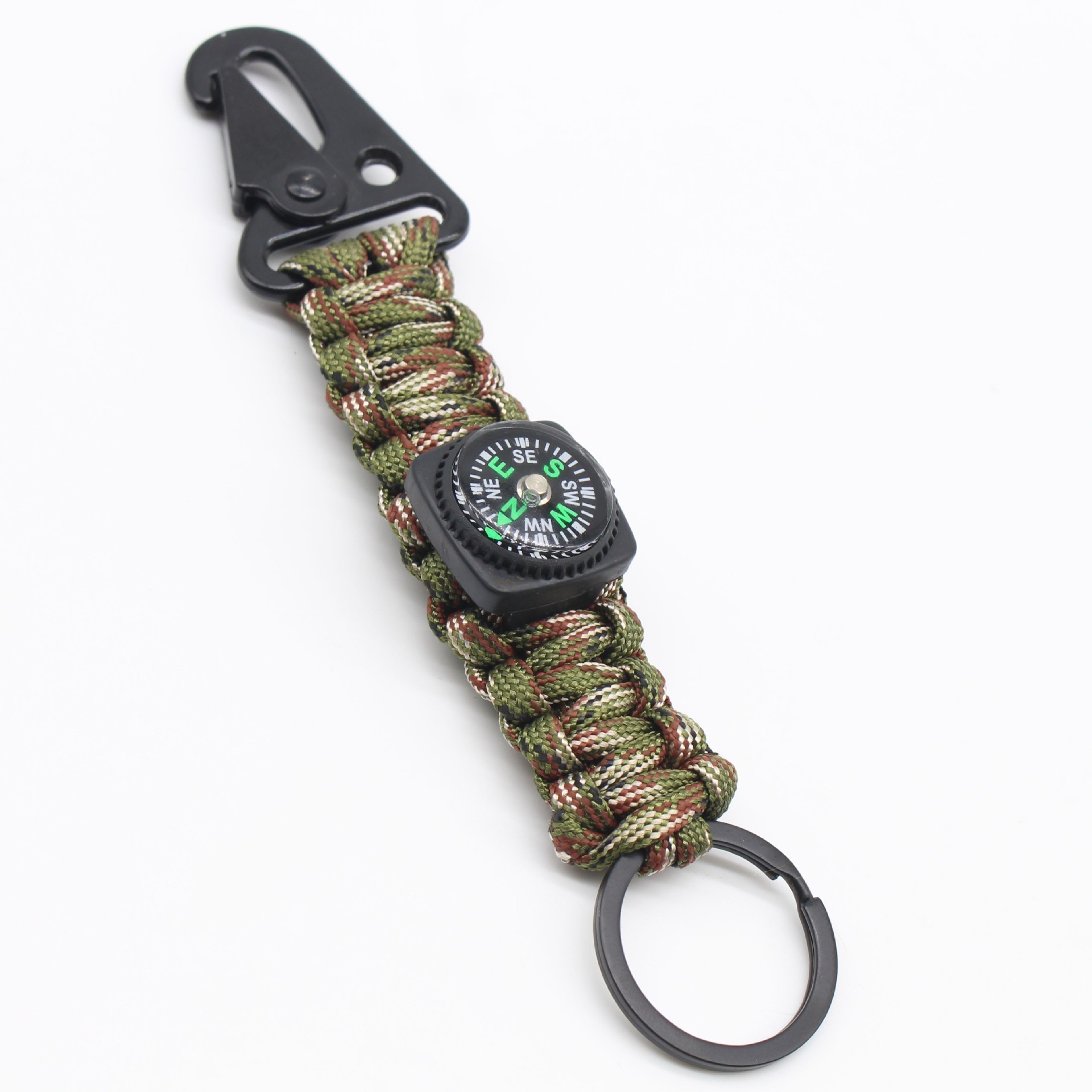 Custom Logo Outdoor custom keychain paracord survival keyring monkey fist ball knot key paracord keychains