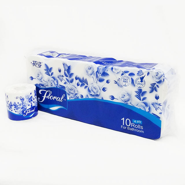 CHINA BLUE Ultra  Soft 4 Ply Exquisite Packaging Toilet Paper