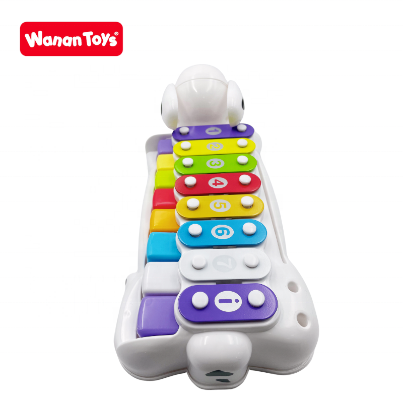 Toddler musical percussion instrument plastic toy Kids Early Educational Musical toy  cartoon piano Baby Xylophone Piano