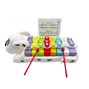 Toddler musical percussion instrument plastic toy Kids Early Educational Musical toy  cartoon piano Baby Xylophone Piano