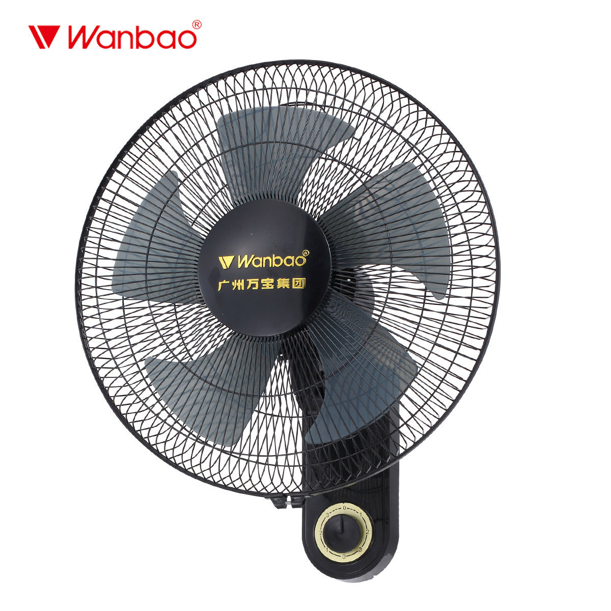 Low Noise Wall Mounted Fans New Arrival 16 Inch (WF1627) 5 Blade 50 Plastic Mechanical White Air Cooling Fan Free Spare Parts