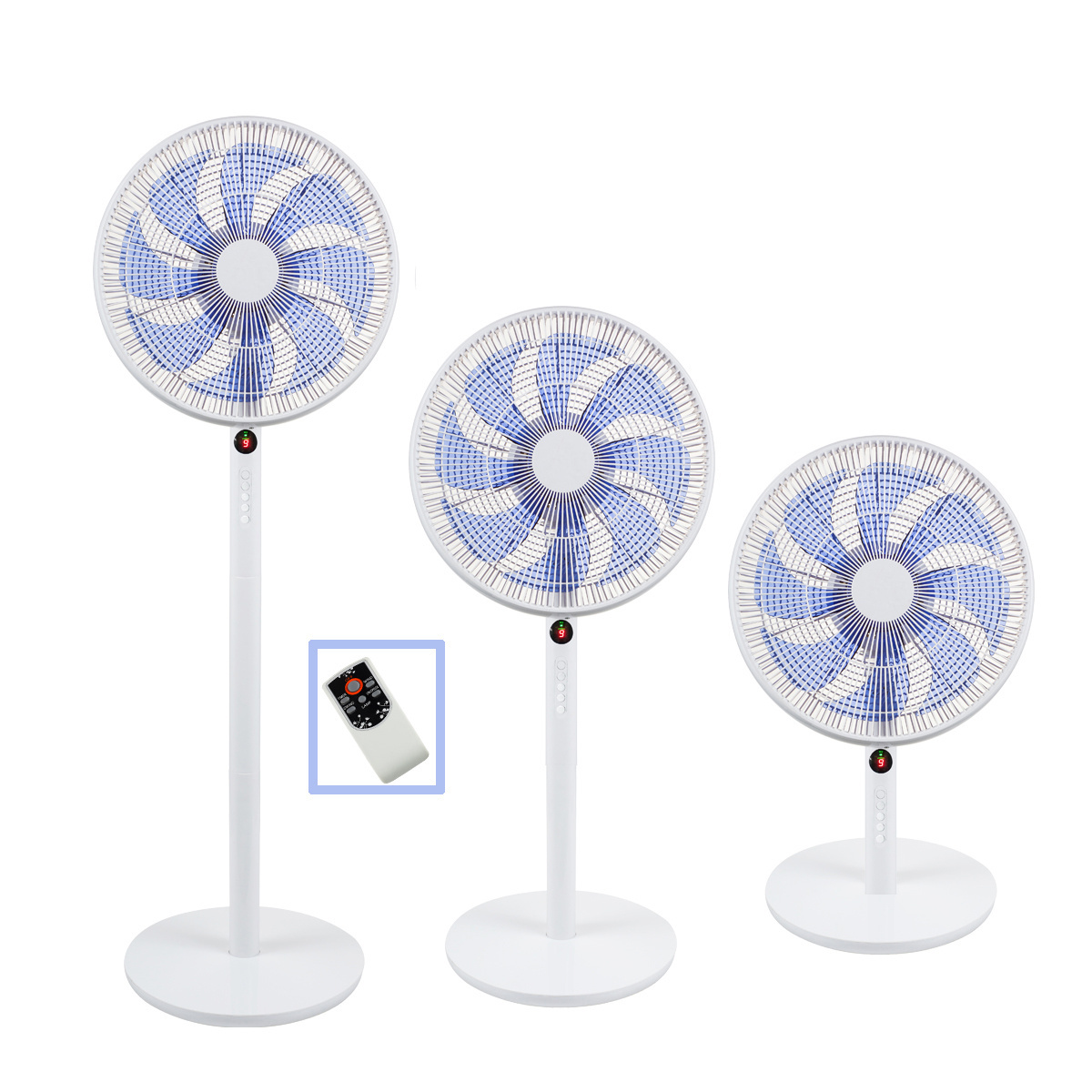 Exporting Commission Agent Wanted Digital Pedestal Fans 14 inch 3 in 1 plastic smart fan