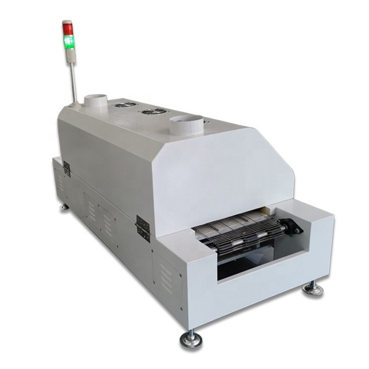 Small 3 zones reflow oven LED PCB reflow soldering machine