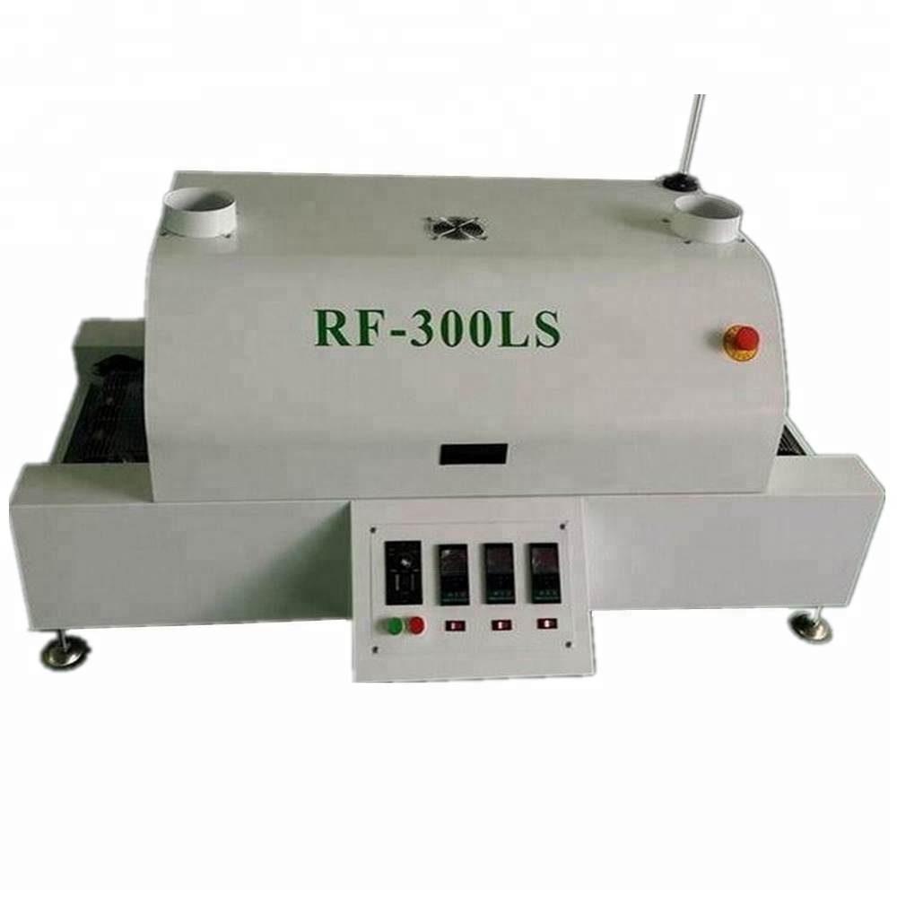 Small 3 zones reflow oven LED PCB reflow soldering machine