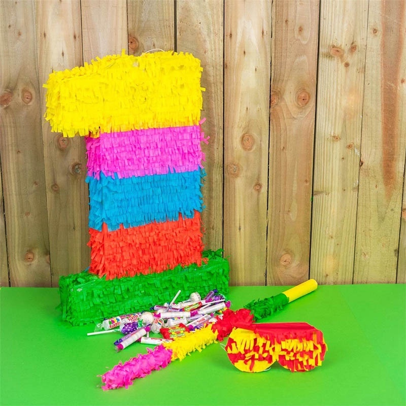 Mexican Pinatas Wholesale for Kids Pinata Mexican Pinatas with Hanging Loop Multi Shape to Choose Colorful Festival Party