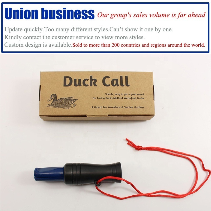 Duck Hunting Call Plastic Whistle Duck Calls Decoy Hunting Callers Outdoor Hunting Hunter Game Accessory Durable PVC Whistle