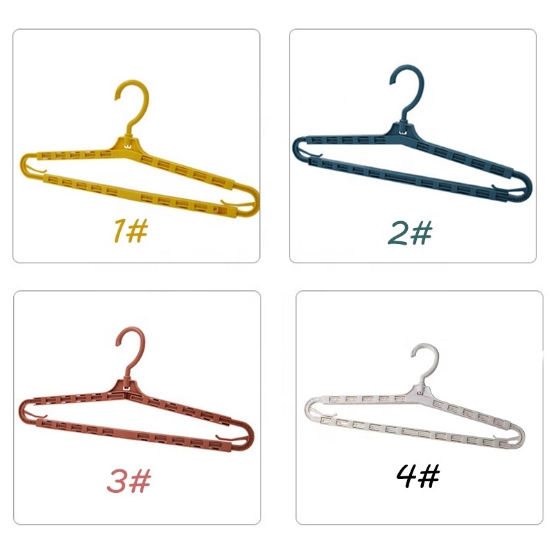 Plastic Cloth Wall Hanger Folding Clothes Retractable Hangers for Clothes Space Saving Clothes Hangers Organizer for Home Use