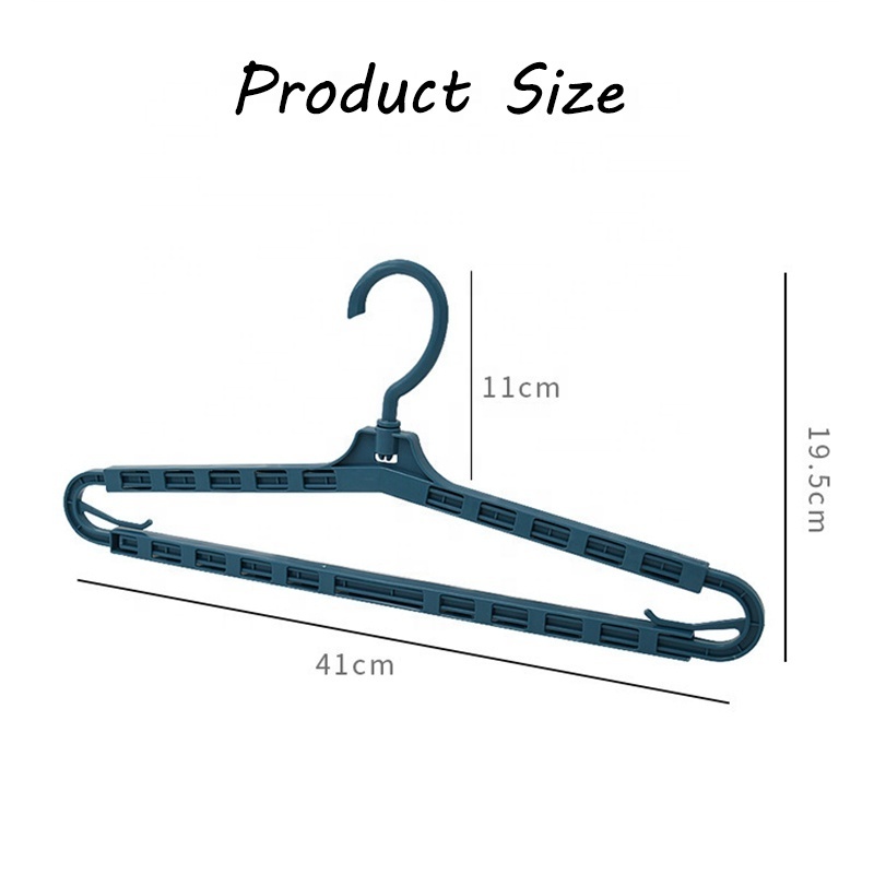 Plastic Cloth Wall Hanger Folding Clothes Retractable Hangers for Clothes Space Saving Clothes Hangers Organizer for Home Use